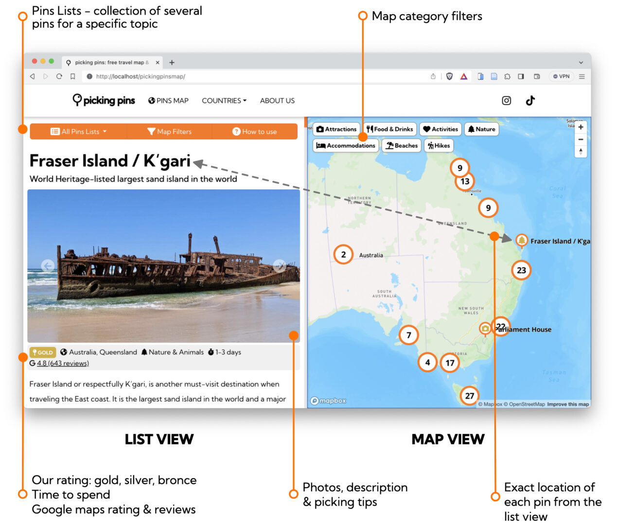 Pin Pocking Map What is the pins map? - pickingpins